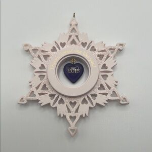 Ornament 2013 “Snow” One Like You Hallmark Associate Gift Keepsake limited